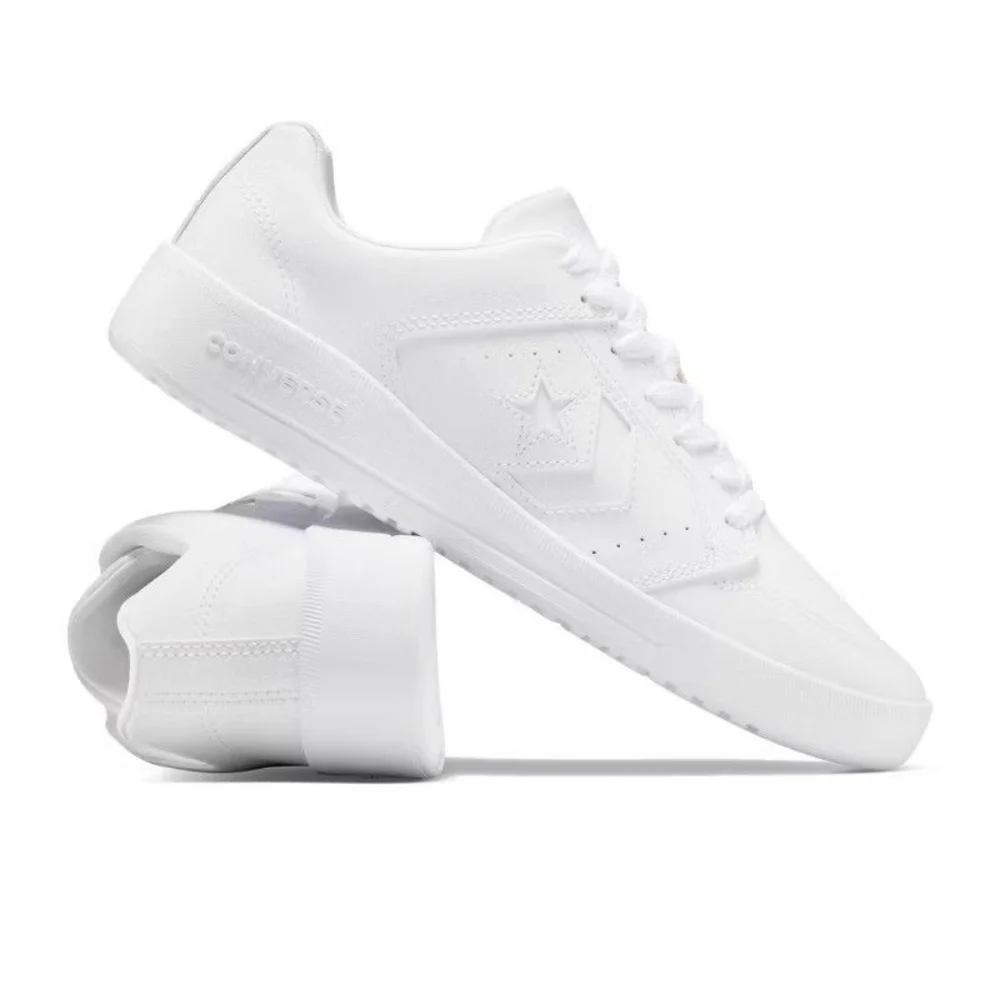 Mens Converse Day One Court Shoes Size 9.5 Triple White Sneakers BNIB - Picture 3 of 6